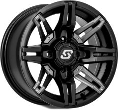 Sedona Rukus Wheel 14x7 4/110 5+2 (+10mm) Blk/gunmetal  Black