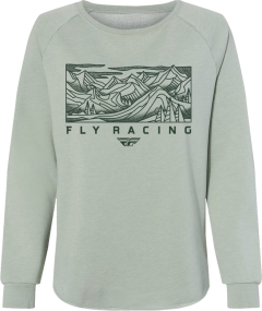 Fly Racing Women's Trail Crew Neck Sweatshirt 2X-Large Sage
