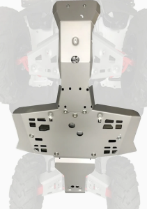 Rival Powersports Usa Central Skid Plate Alloy  Acid Concrete