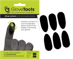 Glovetacts Touchscreen Stickers For Gloves 10/pk  Acid Concrete
