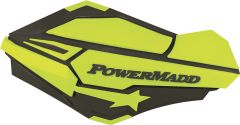Powermadd Sentinal Handguards Charcoal/ Hi-vis  Charcoal/Hi-Vis Yellow