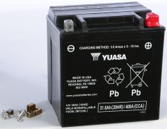 Yuasa Battery Yix30l Sealed Factory Activated  Alpine White