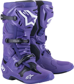 Alpinestars Tech 10 Boots Ultraviolet Black Sz 13
