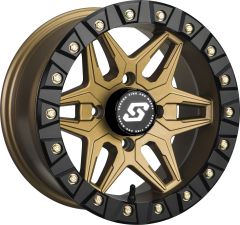 Sedona Split 6 Bdlk Wheel 15x6 4/137 5+1 (+38mm) Bronze  Bronze/Black