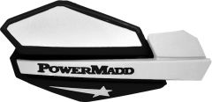 Powermadd Star Series Handguards Black/white  Black/White