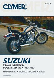 Clymer Repair Manual Suzuki Vs1400 Intruder  Acid Concrete