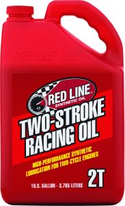 Red Line 2 Stroke Racing Oil 1gal  Alpine White