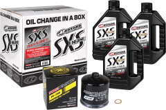 Maxima Sxs Quick Change Kit 5w-50 With Black Oil Filter  Black