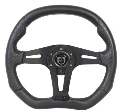 Pro Armor 13.75 Force Steering Wheel Black  Black