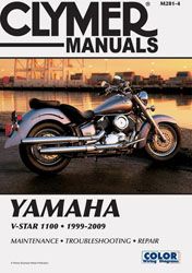 Clymer Repair Manual Yamaha V-star  Acid Concrete
