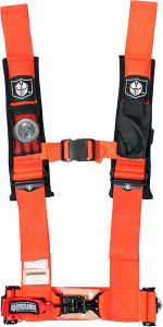 Pro Armor 5pt Harness 3" Pads Orange Orange 3 in. Orange