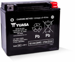 Yuasa Battery Ytx20l Sealed Factory Activated  Acid Concrete