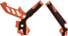 Acerbis X-grip Frame Guard Orange/black  Orange/Black