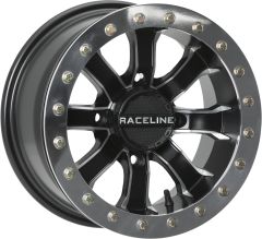 Raceline Mamba Bdlk Wheel 15x7 4/115 3.5+3.5 (0mm) Blk/machined  Black Machined