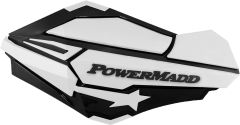 Powermadd Sentinal Handguards Black/ White  Black/White