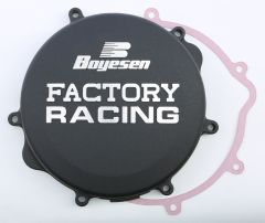Boyesen Factory Racing Clutch Cover Black  Black
