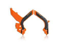 Acerbis X-grip Frame Guards Orange/black  Orange/Black