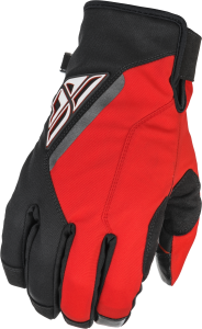 Fly Racing Title Gloves Black/red Sz 08