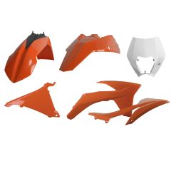 Polisport Enduro Kit With Mask Oem Color Ktm  Orange/Black/White