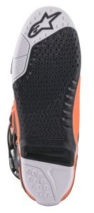 Alpinestars Tech 10 Boots Cool Grey/orange Fluo Sz 07 US 07 Cool Grey/Neon Orange