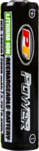 Performance Tool Lithium Ion Battery 18650 3.7 Volt Rechargeable  Acid Concrete
