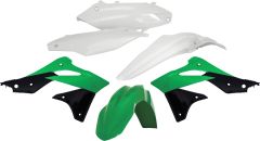 Acerbis Plastic Kit Green  Green/Black/White