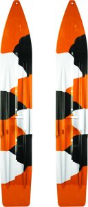 Pr/ Slydog Dog Powderhound Ski Doo 7" Camo Orange/black/white  Orange/Black/White