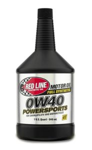 Red Line Redline 0w40 Qt Powersports  Alpine White