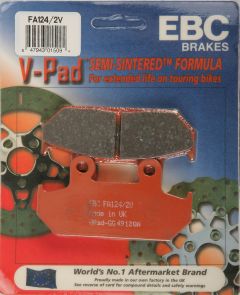 Semi-sintered Brake Pads  Black/1/4" ID