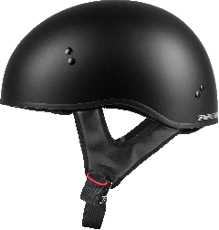 Gmax Hh-45 Half Helmet Naked Matte Black Xs X-Small Matte Black