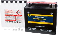 Fire Power Maintenance Free Battery With Acid  Acid Concrete