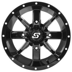 Sedona Hollow Point Wheel 14x8 4/156 4+4 (0mm) Black