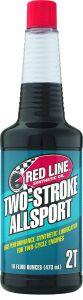 Red Line 2 Stroke All Sport Oil 16oz  Alpine White