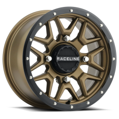 Raceline Krank Wheel 14x7 4/156 6+1 (+38mm) Blk/bronze