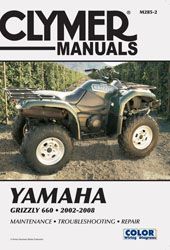 Clymer Repair Manual Yamaha Grizzly 660  Acid Concrete
