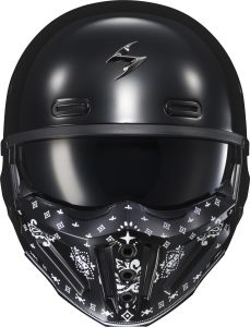 Scorpion Exo Covert X Mask Bandana Gloss Black  Black