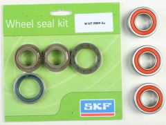 Skf Wheel Seal Kit W/bearings Rear  Acid Concrete