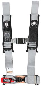 Pro Armor 4-point 3-inch Harness With Sewn In Pads  Silver