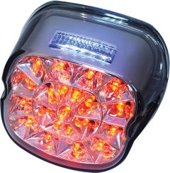 Harddrive Laydown Led Tail Light With License Plate Lens  Acid Concrete