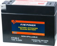 Fire Power Battery Ct4b-5 Sealed Factory Activated  Alpine White