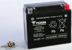 Yuasa Battery Ytx20hl Sealed Factory Activated  Alpine White