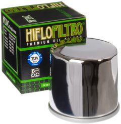 Hiflofiltro Oil Filter Chrome  Acid Concrete