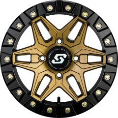 Sedona Split 6 Bdlk Wheel 14x10 4/110 5+5 (0mm) Bronze  Bronze/Black