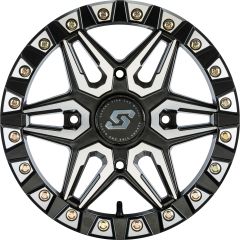 Sedona Split 6 Bdlk Wheel 15x6 4/137 5+1 (+38mm) Blk/machined  Black Machined