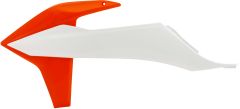 Acerbis Radiator Shroud White/orange  White/Orange
