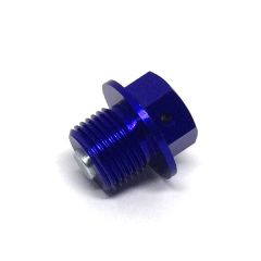 Zeta Magnetic Drain Plug M14x10-p1.25 Blue  Blue