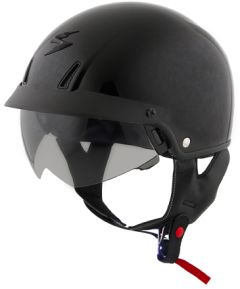 Scorpion Exo Exo-c110 Open-face Helmet Gloss Black Md Medium Black