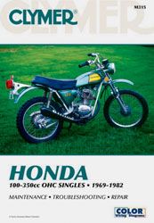 Clymer Repair Manual Honda 100-350cc  Acid Concrete