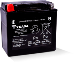 Yuasa Battery Ytx14 Sealed Factory Activated  Acid Concrete