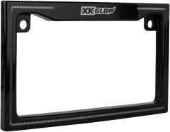 Xk Glow Motorcycle Led License Plate Frame W/running Turn & Brake